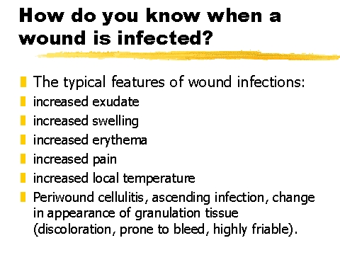 How Do You Know When A Wound Is Infected