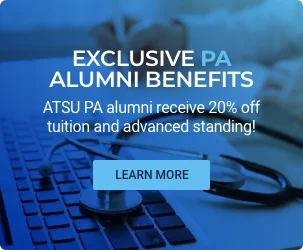 ATSU PA alumni receive a 20% tuition discount offer