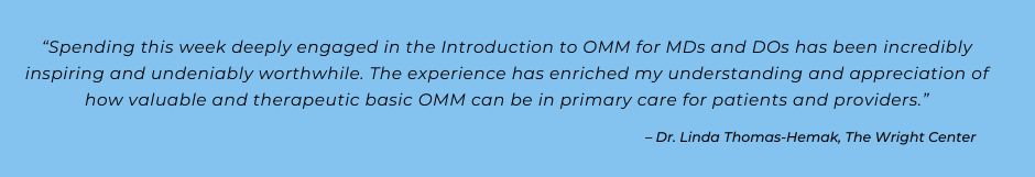 Introduction to OMM for MDs and DOs - NCOPPE : NCOPPE