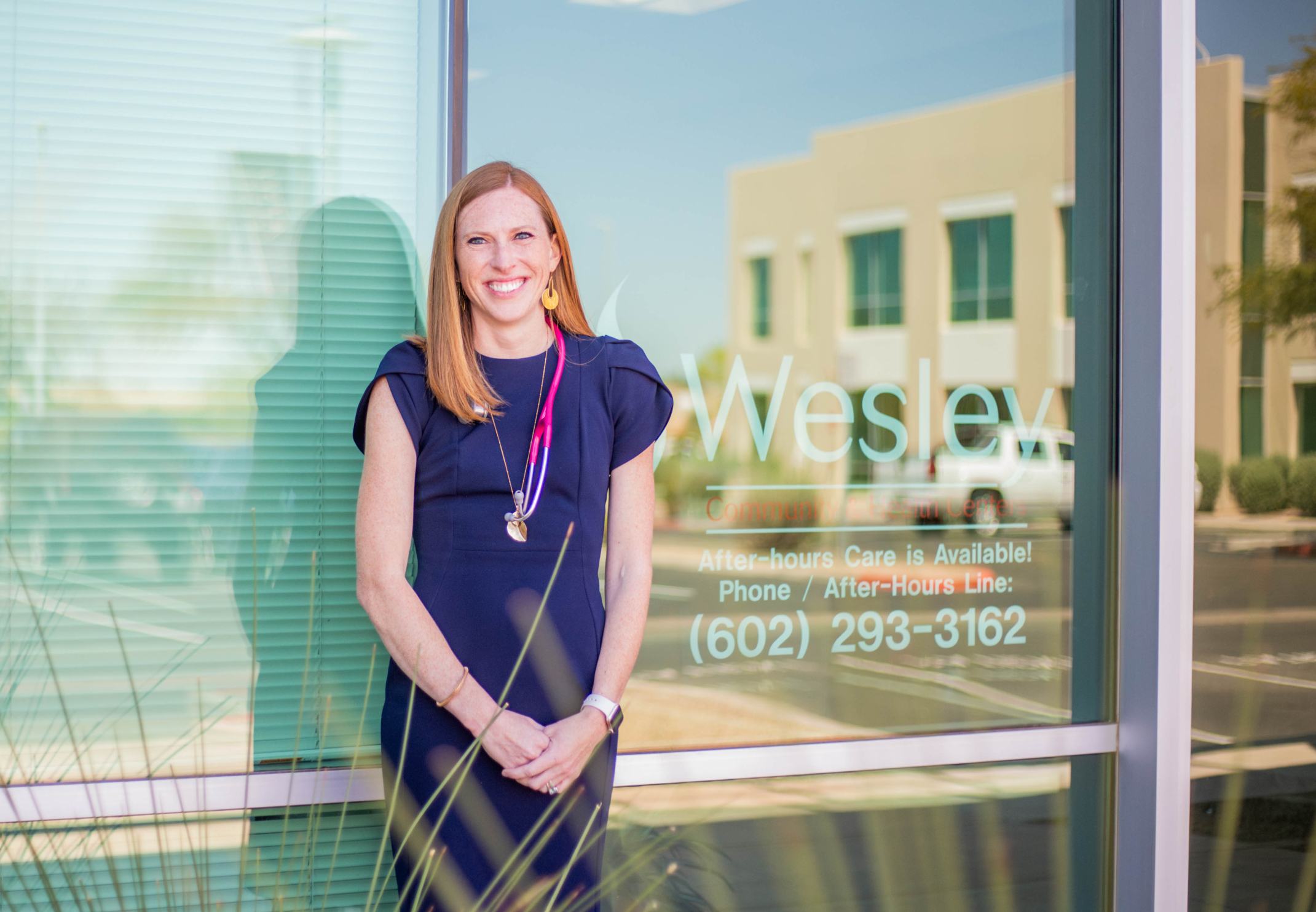 Dr. Caitlin Lee at Wesley Community & Health Center Recker campus