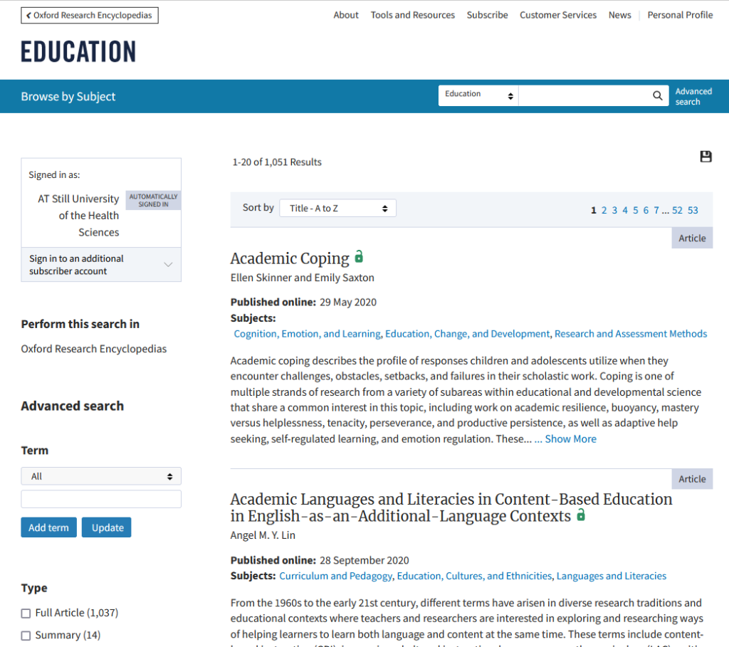 ATSU News | New Library Resources: Databases, LibGuides, And Reports