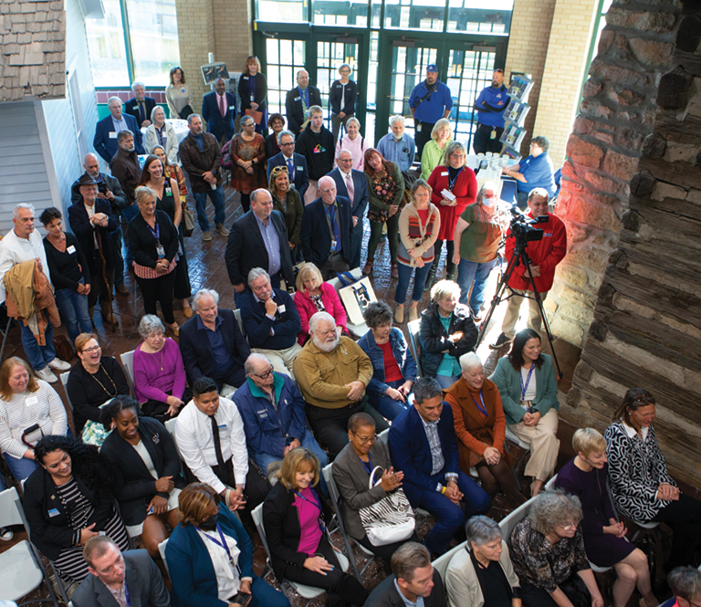 Alumni, faculty, staff, students, community members, and osteopathic leaders filled the Tinning
Education Center to celebrate the museum’s latest achievement.
